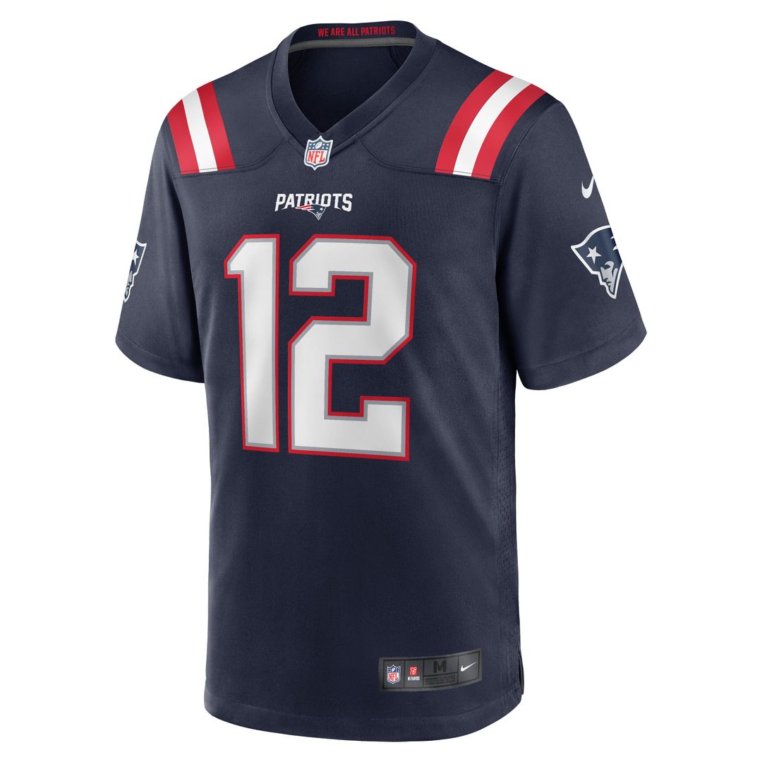 Tom Brady New England Patriots Retired Game Jersey - White