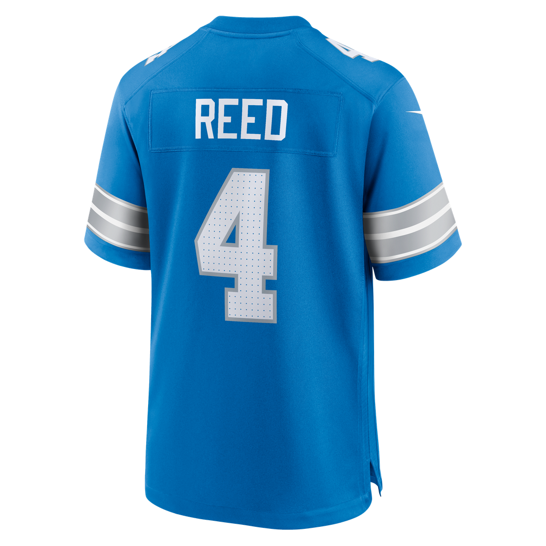 D.J. Reed Detroit Lions Team Game Jersey - Blue
