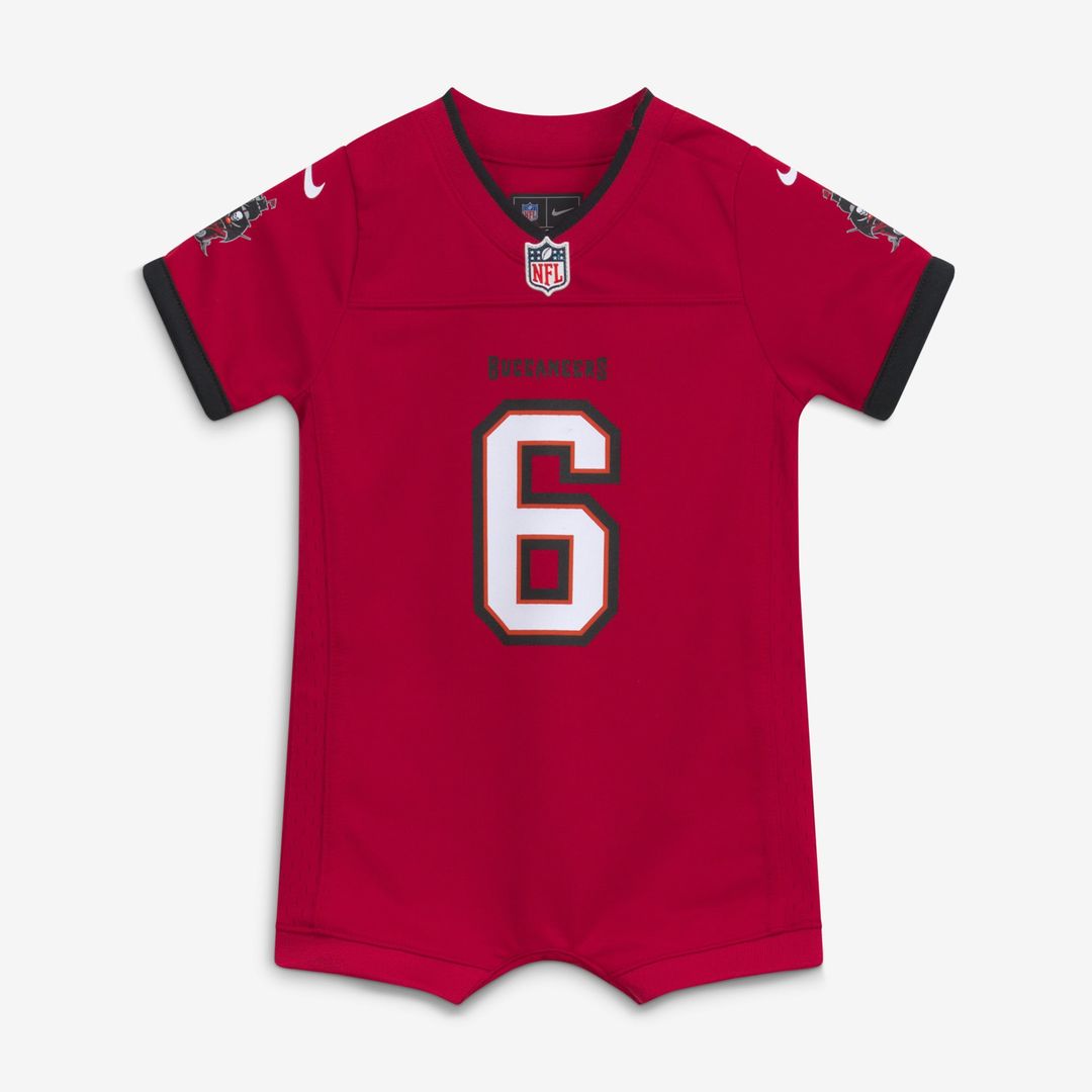 Baker Mayfield Tampa Bay Buccaneers Newborn Romper Game Jersey - Red