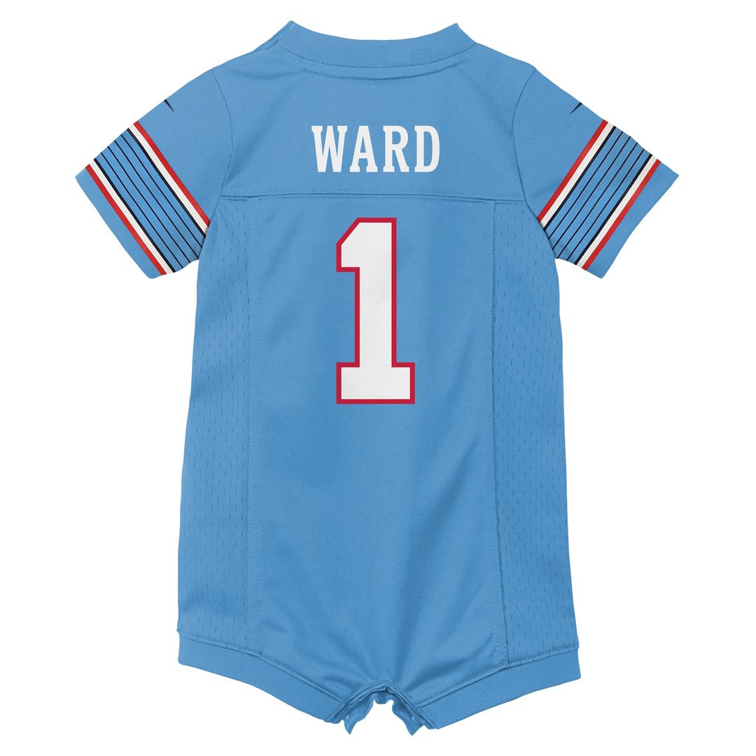Cameron Ward Tennessee Titans Newborn Romper Game Jersey - Blue