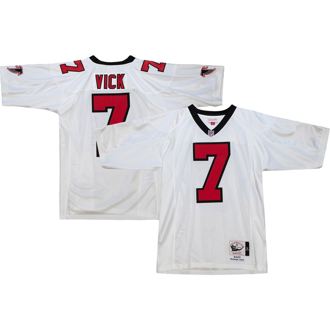Michael Vick Atlanta Falcons 2003 Authentic Throwback Retired Player Jersey - Red