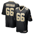 William Sherman New Orleans Saints Team Game Jersey - Black