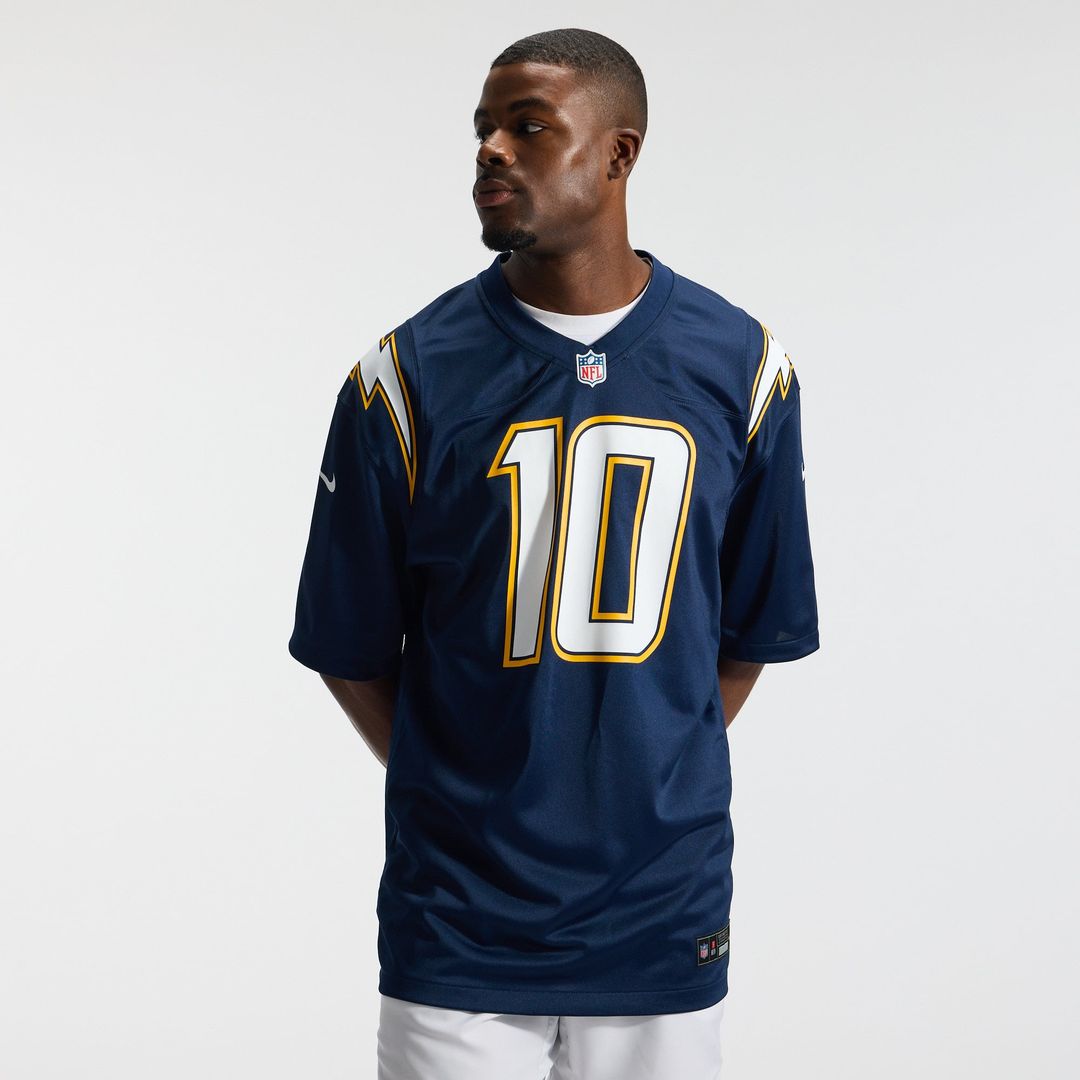 Justin Herbert Los Angeles Chargers Alternate Super Chargers Game Player Jersey - Navy
