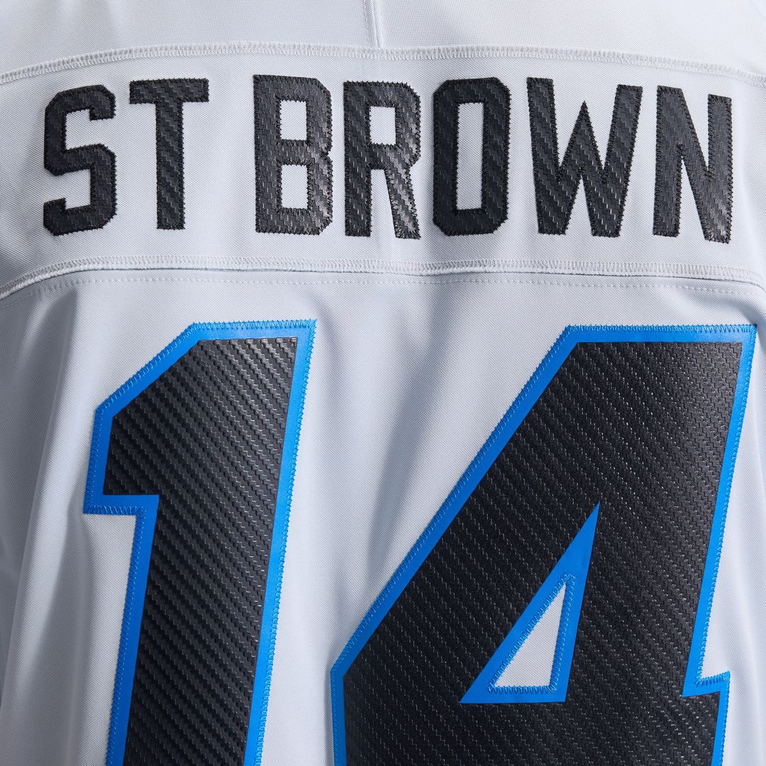 Amon - Ra St. Brown Detroit Lions 2026 Rivalries Collection Stitched Limited Jersey - Silver