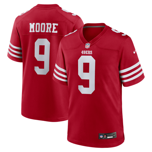 Skyy Moore San Francisco 49ers Team Game Jersey - Scarlet