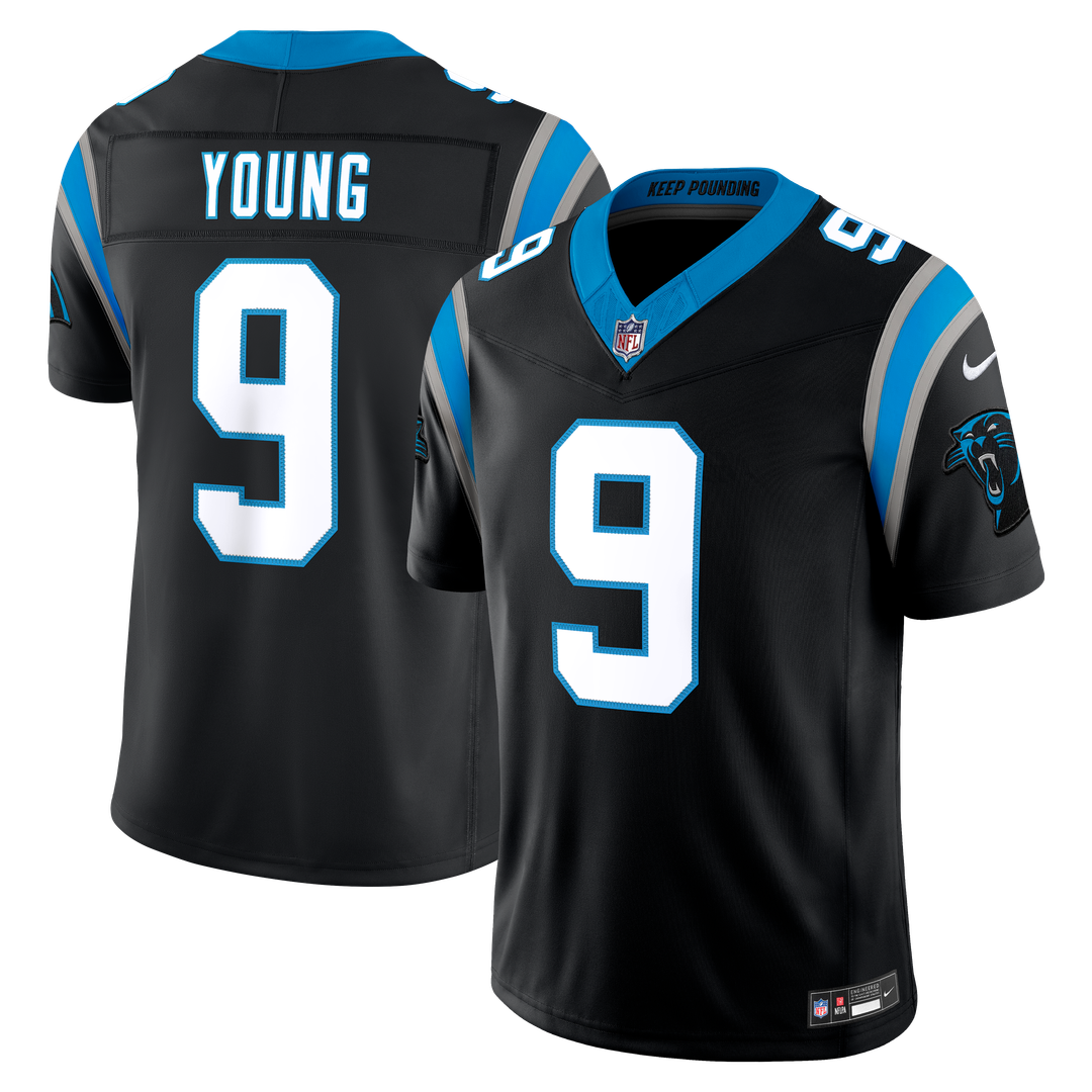 Bryce Young Carolina Panthers Team Vapor F.U.S.E. Stitched Limited Jersey - Black