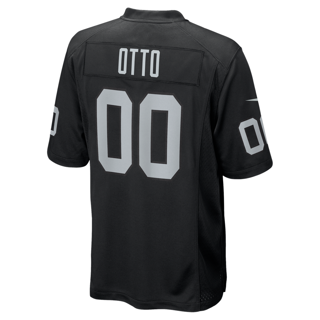 Jim Otto Las Vegas Raiders Game Retired Player Jersey - Black