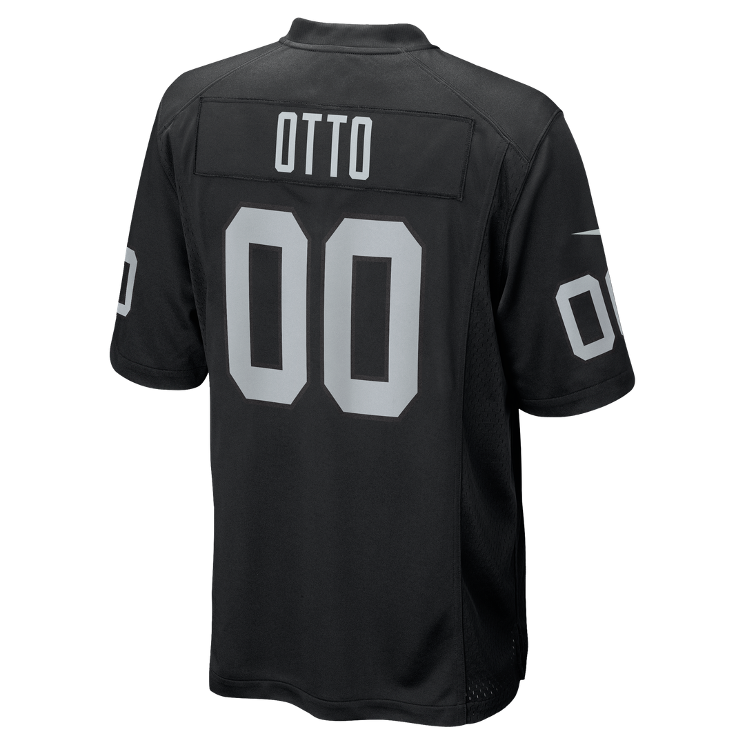 Jim Otto Las Vegas Raiders Game Retired Player Jersey - Black