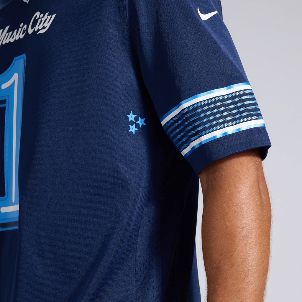 Cameron Ward Tennessee Titans 2026 Rivalries Collection Game Jersey - Navy