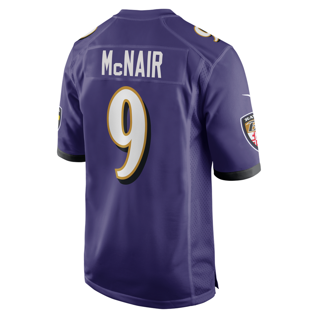 Steve McNair Baltimore Ravens Game Retired Player Jersey - Purple