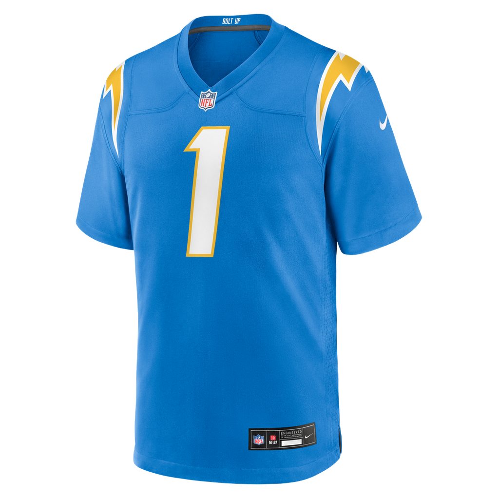 Akheem Mesidor Los Angeles Chargers Team Game Jersey - Powder Blue