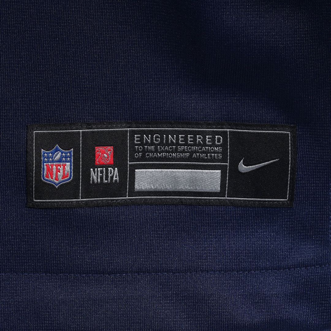 Mack Hollins New England Patriots Team Game Jersey - Navy
