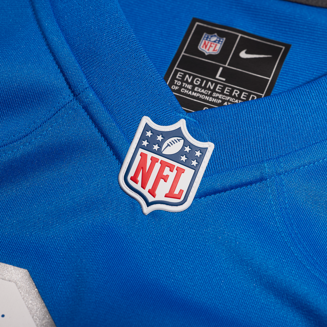 Isiah Pacheco Detroit Lions Team Game Jersey - Blue