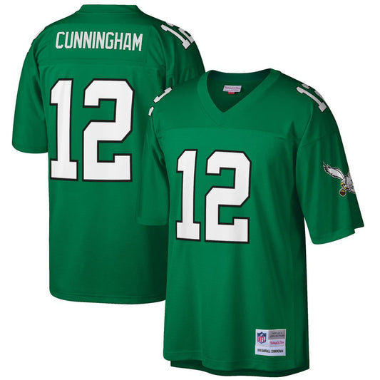 Randall Cunningham Philadelphia Eagles Big & Tall 1990 Retired Player Replica Jersey - Kelly Green