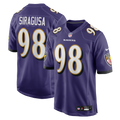 Tony Siragusa Baltimore Ravens Game Retired Player Jersey - Purple