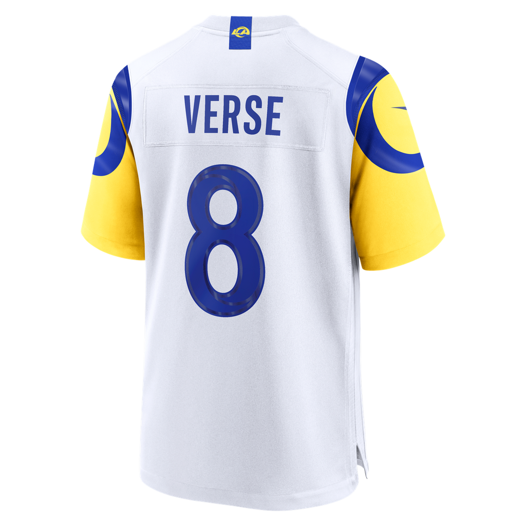 Jared Verse Los Angeles Rams White Game Player Jersey - White
