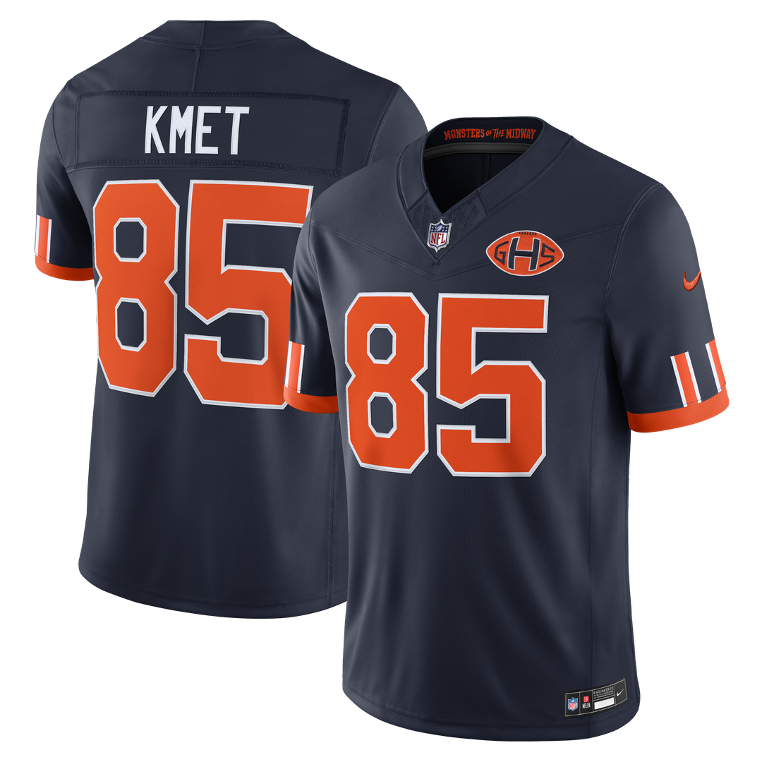 Cole Kmet Chicago Bears 2026 Rivalries Collection Stitched Limited Jersey - Navy
