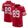 Luke Farrell San Francisco 49ers Team Game Jersey - Scarlet