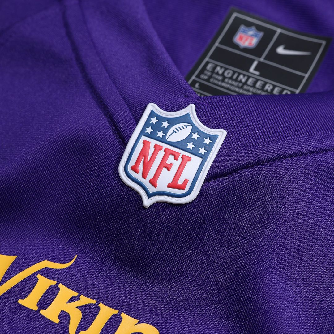 Alan Page Minnesota Vikings Game Retired Player Jersey - Purple