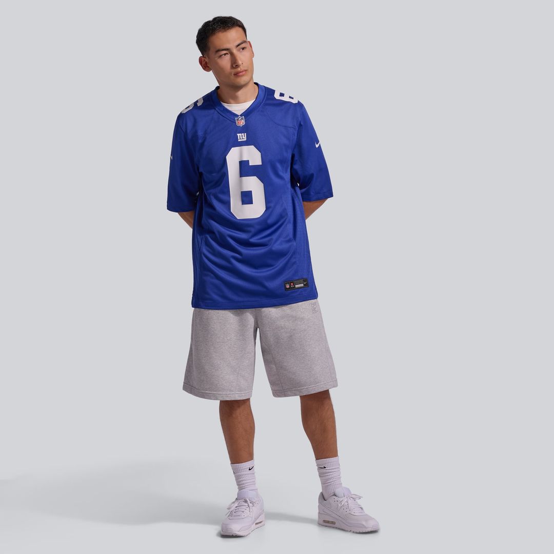 Jaxson Dart New York Giants Game Jersey - White
