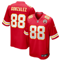 Tony Gonzalez Kansas City Chiefs Game Retired Player Jersey - Red