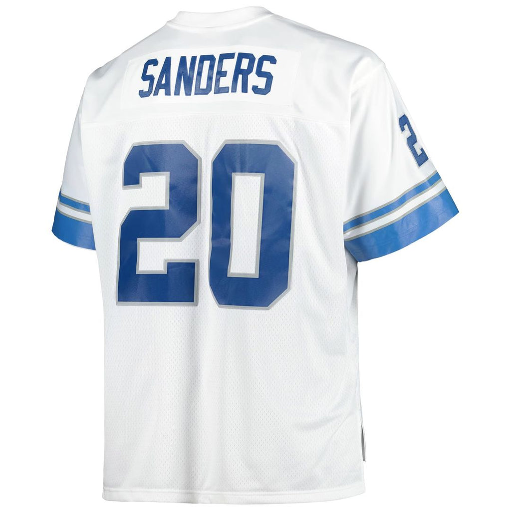 Barry Sanders Detroit Lions Big & Tall 1996 Retired Player Replica Jersey - Blue