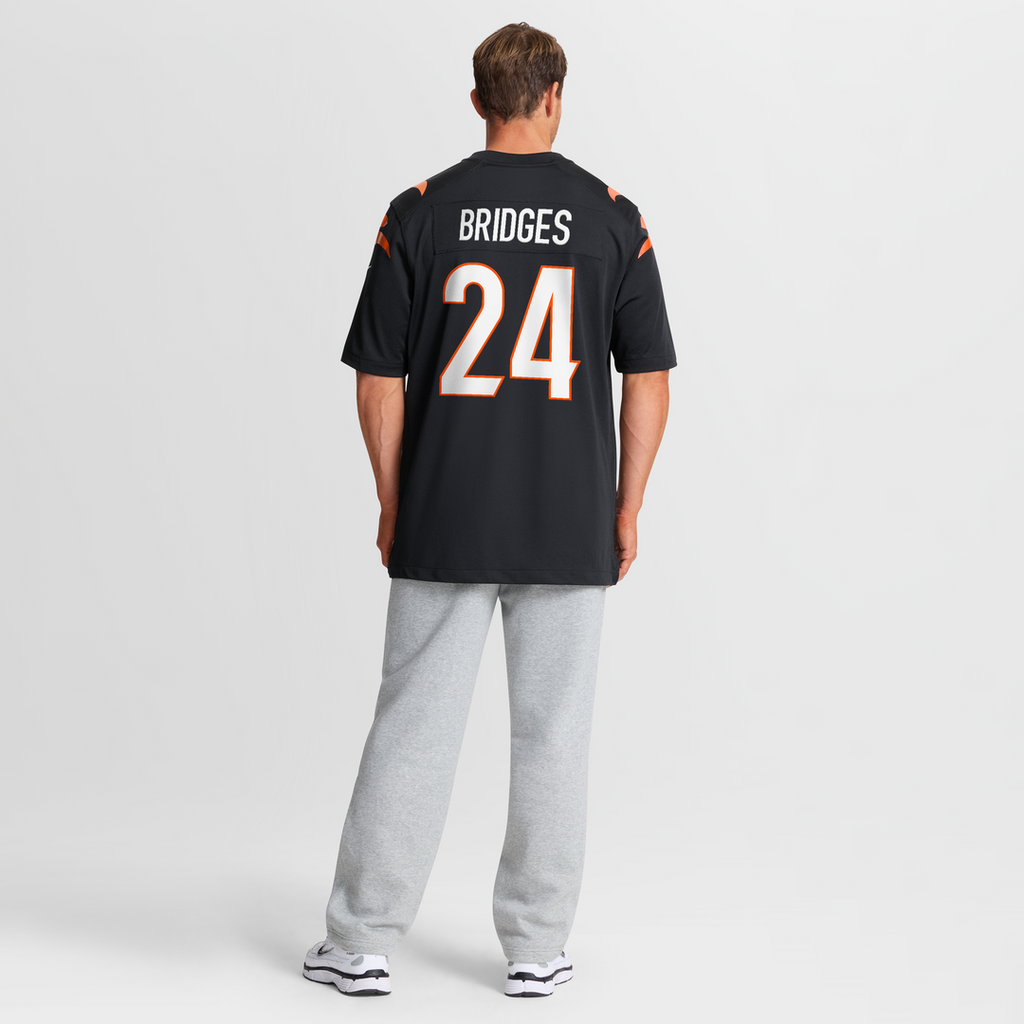 Trikweze Bridges Cincinnati Bengals Team Game Jersey - Black
