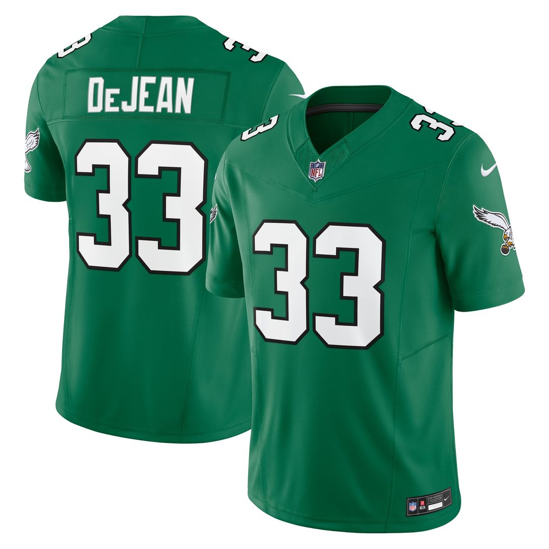 Cooper DeJean Philadelphia Eagles Team Vapor F.U.S.E. Limited Jersey - Midnight Green