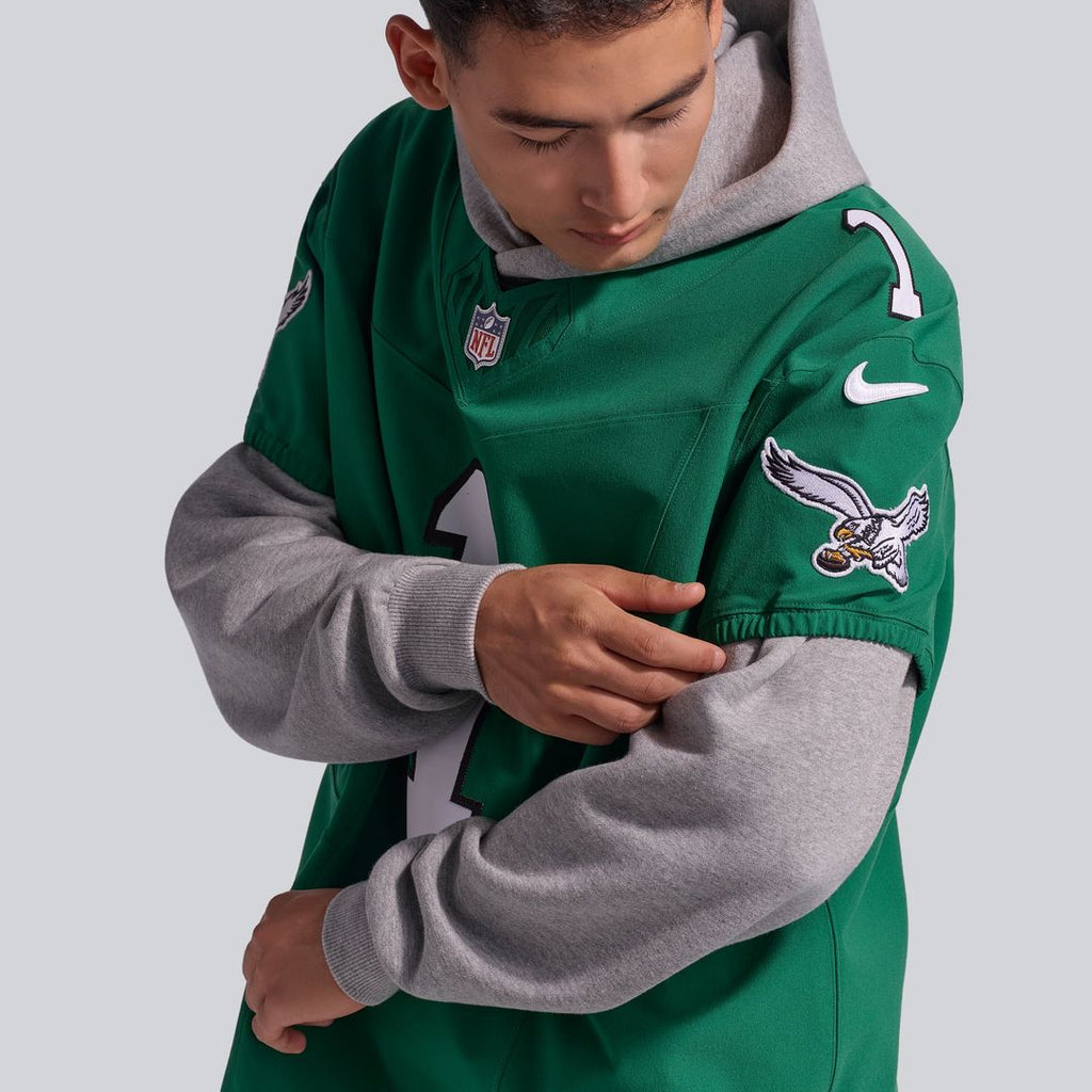 Jalen Hurts Philadelphia Eagles Team Vapor F.U.S.E. Elite Jersey - Midnight Green
