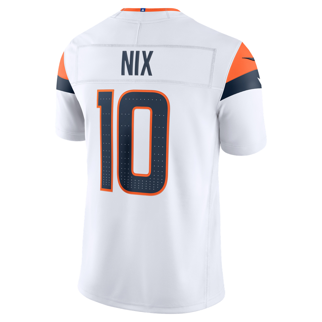 Bo Nix Denver Broncos Vapor F.U.S.E. Stitched Limited Jersey - White