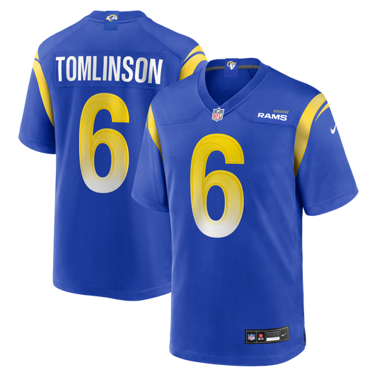 Tre'Vius Hodges - Tomlinson Los Angeles Rams Team Game Jersey - Royal