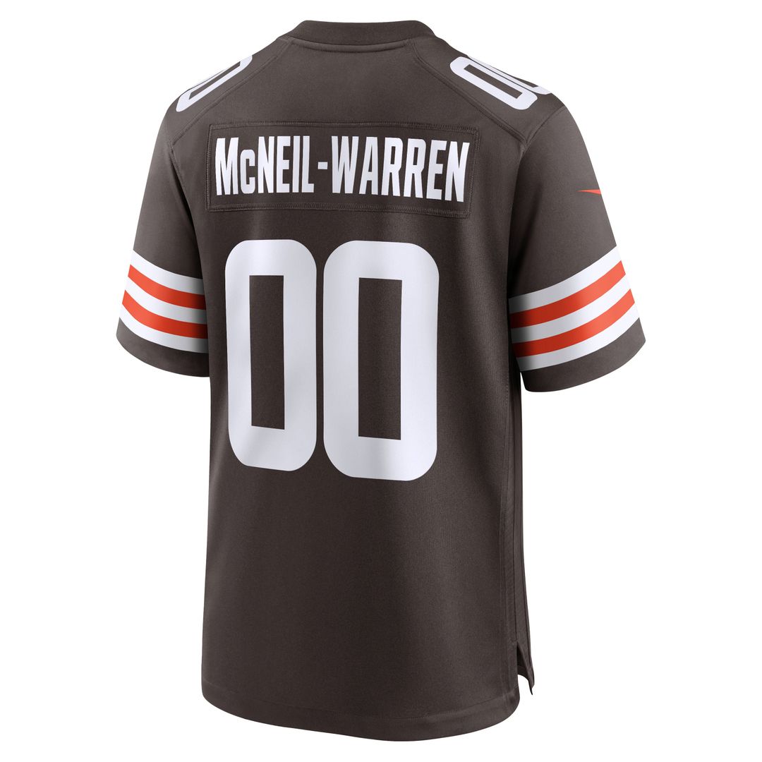 Emmanuel McNeil - Warren Cleveland Browns Game Jersey - Brown