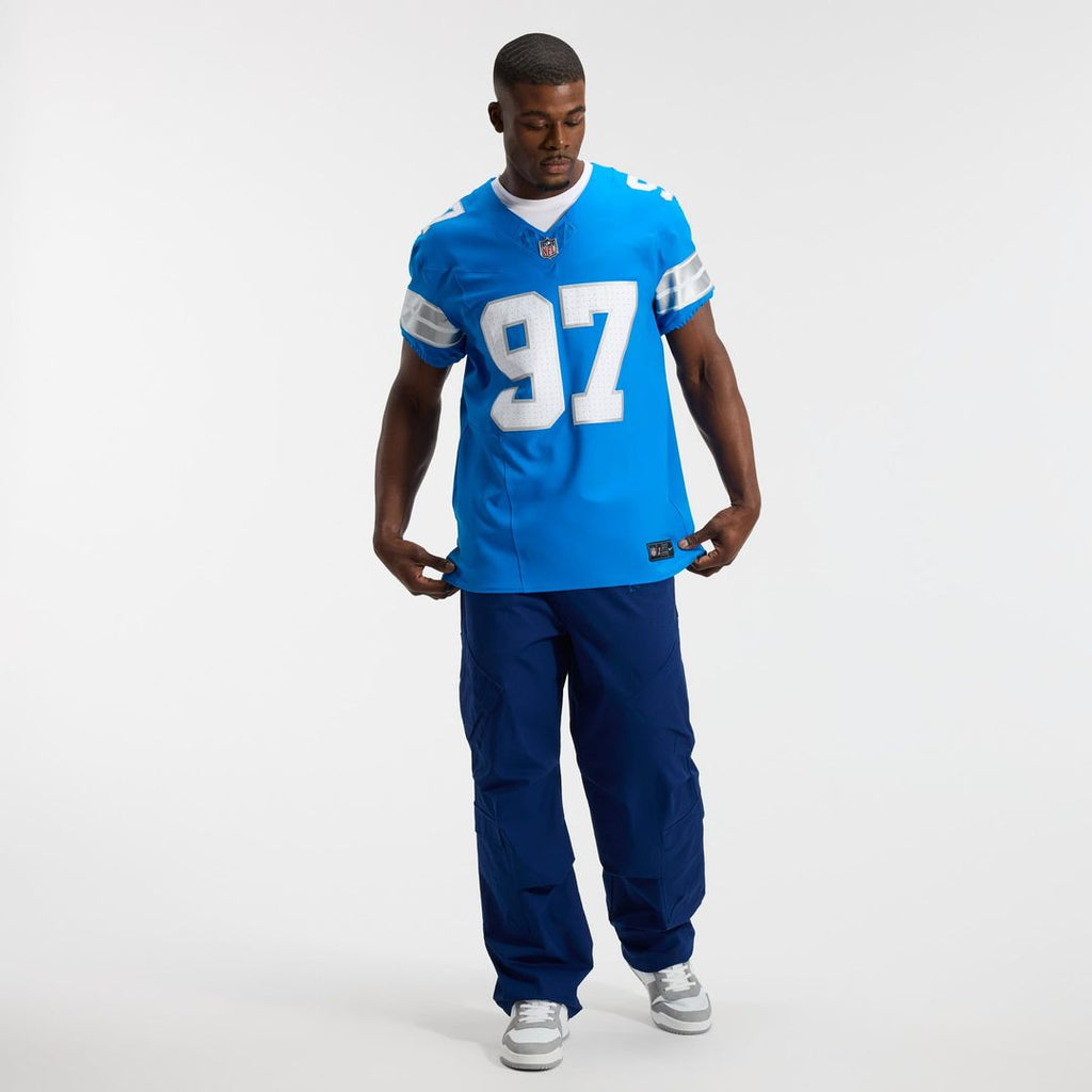 Aidan Hutchinson Detroit Lions Team Vapor F.U.S.E. Elite Jersey - Blue