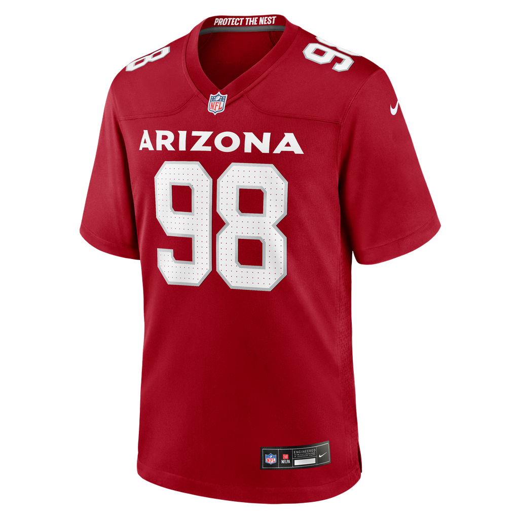 Jared Harrison - Hunte Arizona Cardinals Team Game Jersey - Cardinal