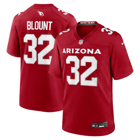 Joey Blount Arizona Cardinals Game Jersey - Cardinal