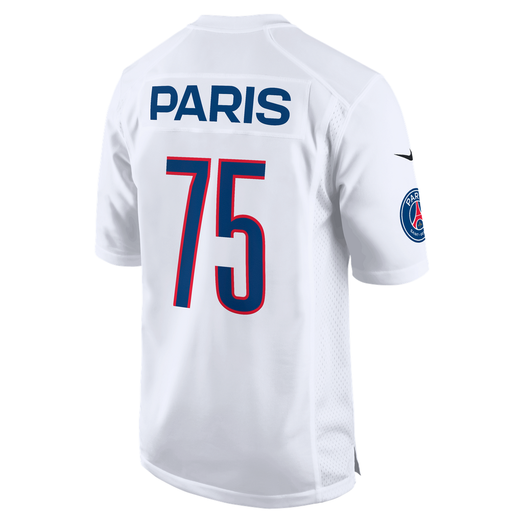 Paris Saint - Germain 2025 Soccer x NFL Game Jersey - White