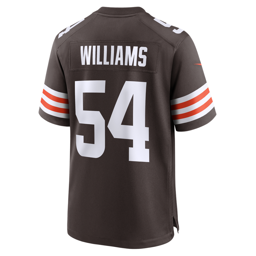 Sam Williams Cleveland Browns Team Game Jersey - Brown