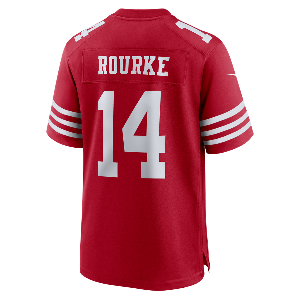 Kurtis Rourke San Francisco 49ers Team Game Jersey - Scarlet
