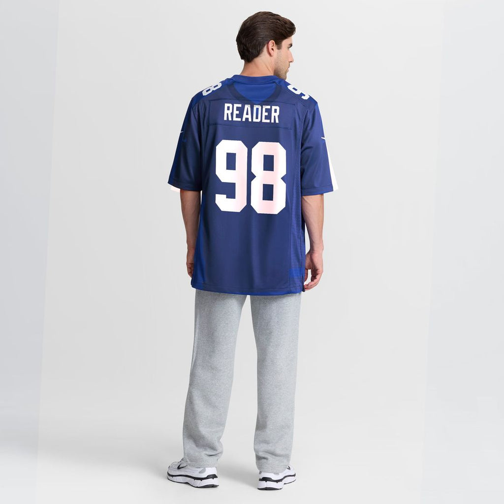 D.J. Reader New York Giants Game Jersey - Royal