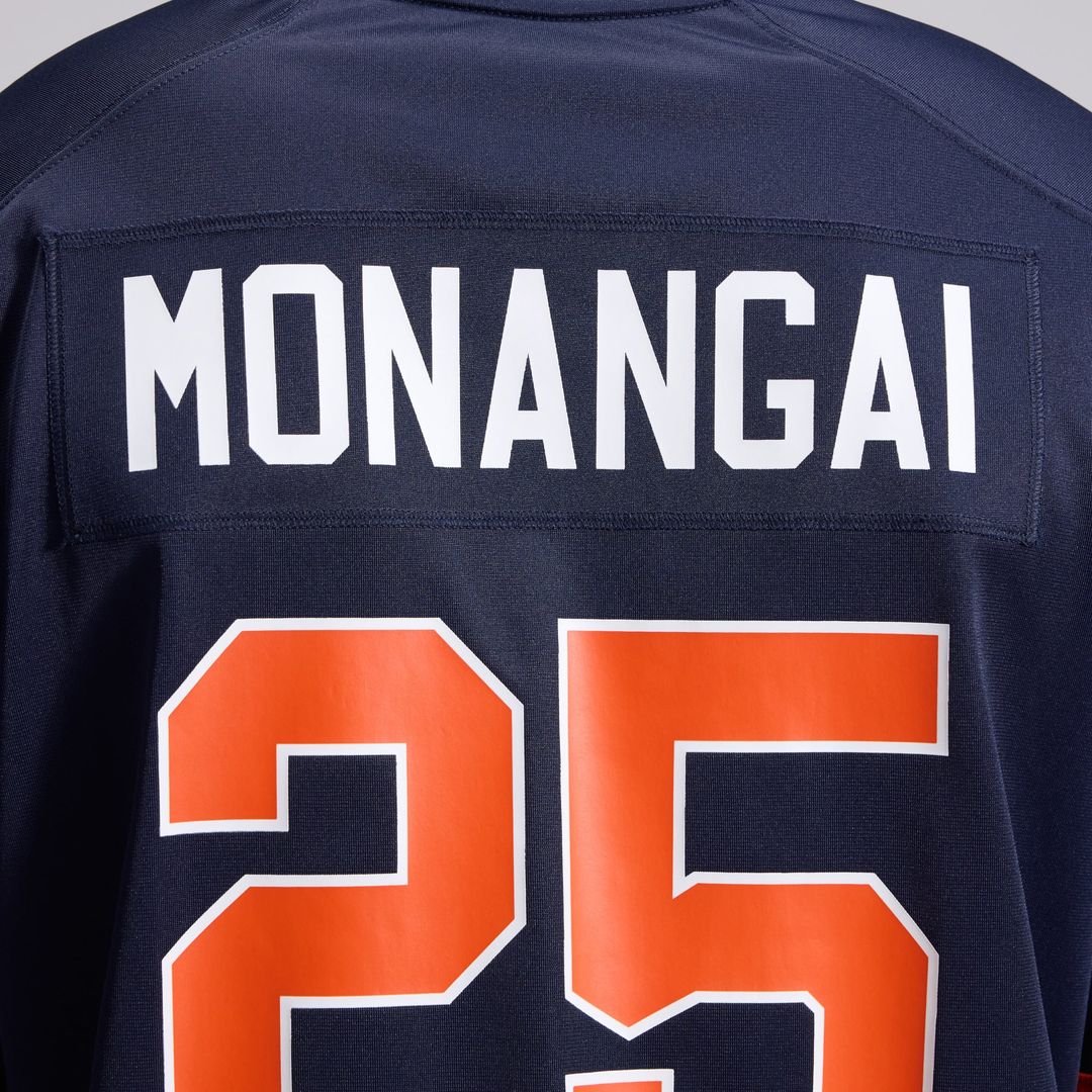 Kyle Monangai Chicago Bears 2026 Rivalries Collection Game Jersey - Navy