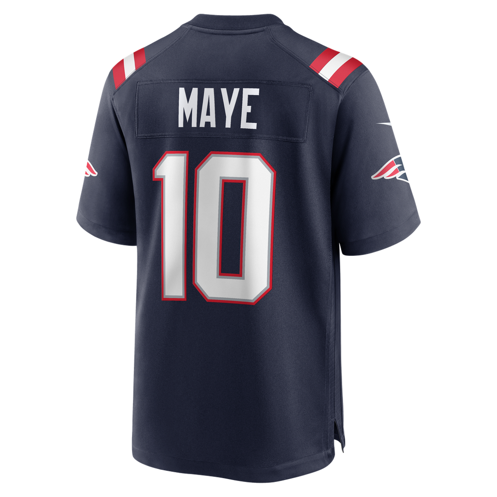 Drake Maye New England Patriots Player Game Jersey - Navy