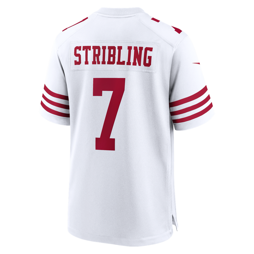 De'Zhaun Stribling San Francisco 49ers Game Jersey - White