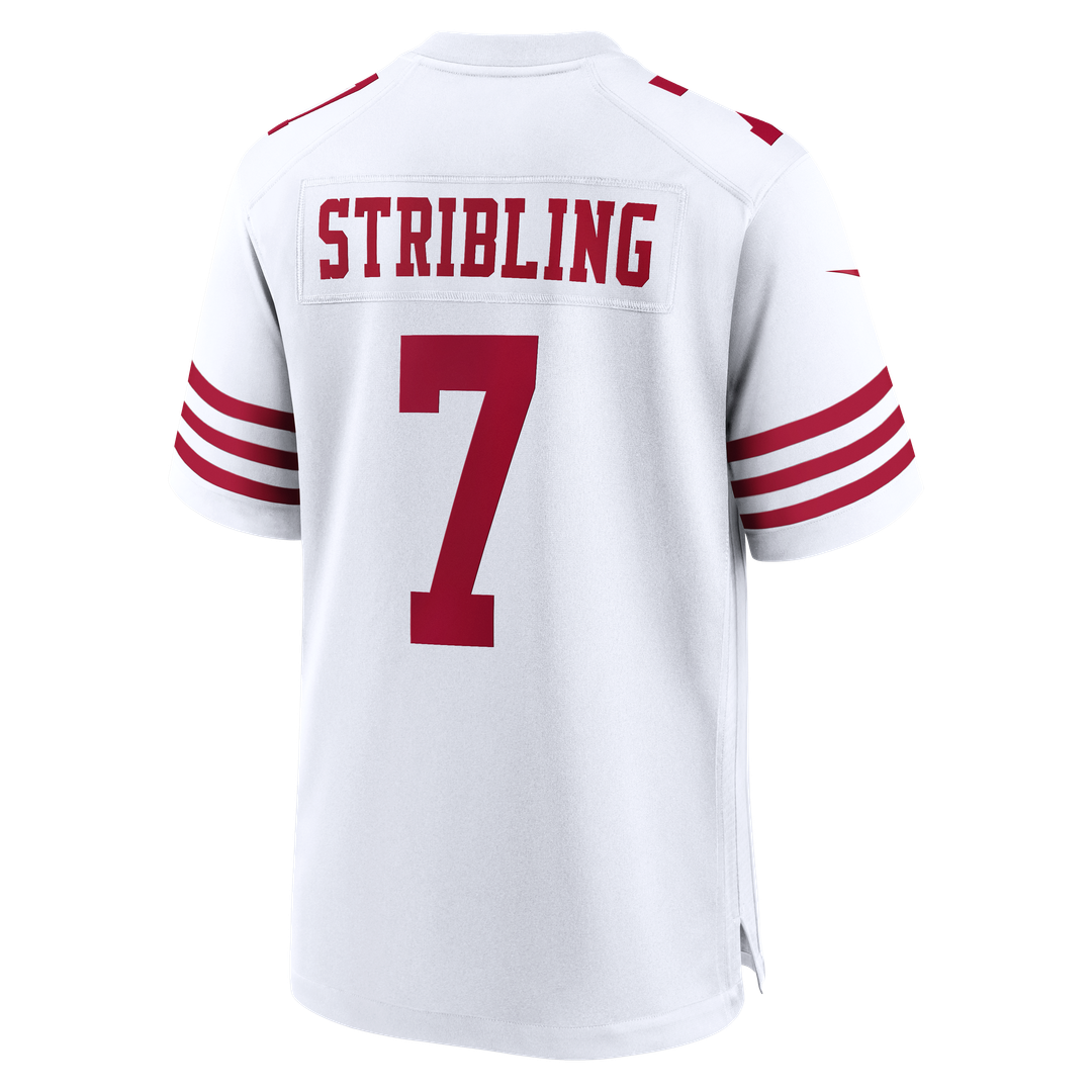 De'Zhaun Stribling San Francisco 49ers Game Jersey - White