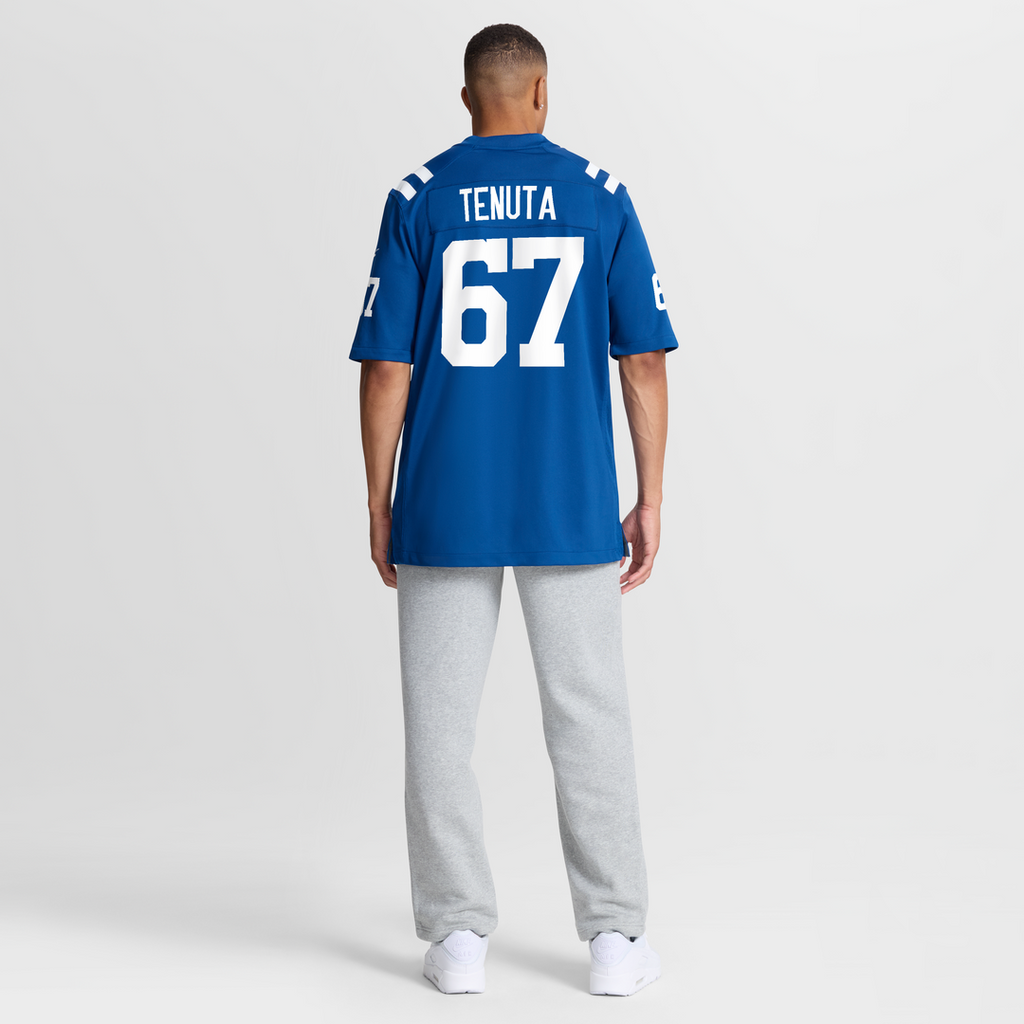 Luke Tenuta Indianapolis Colts Team Game Jersey - Royal