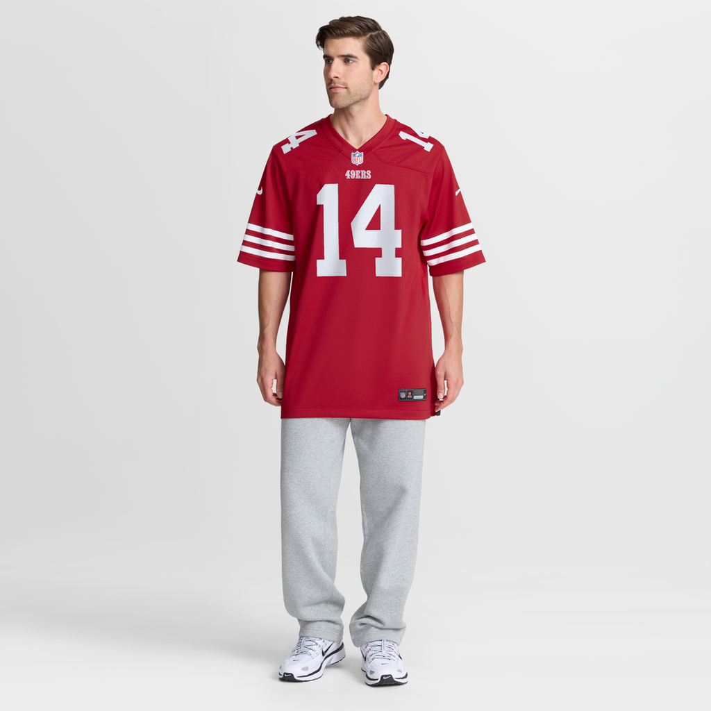 Kurtis Rourke San Francisco 49ers Team Game Jersey - Scarlet