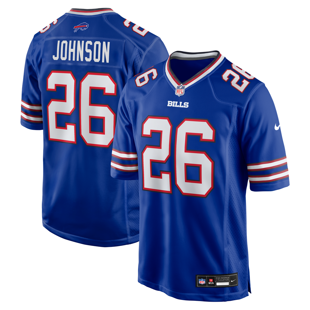 Ty Johnson Buffalo Bills Team Game Jersey - Royal