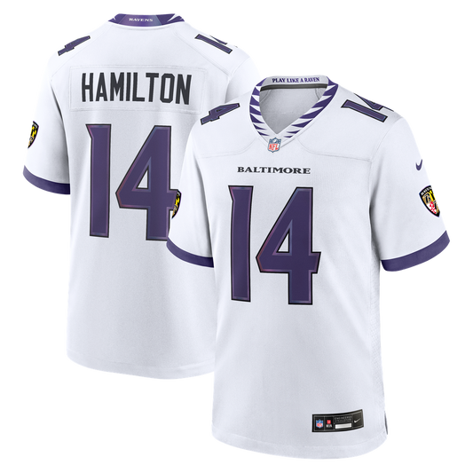 Kyle Hamilton Baltimore Ravens Game Jersey - White