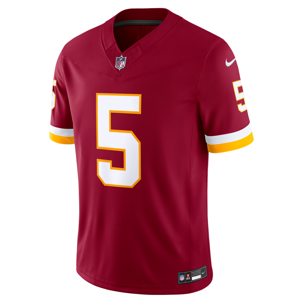 Jayden Daniels Washington Commanders Team Vapor F.U.S.E. Stitched Limited Jersey - Burgundy