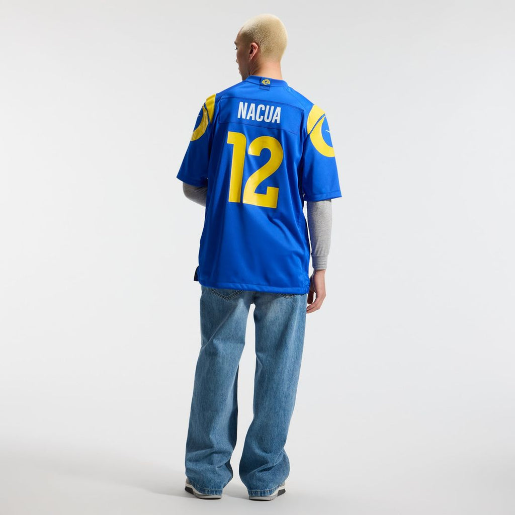 Puka Nacua Los Angeles Rams Team Game Player Jersey - Royal
