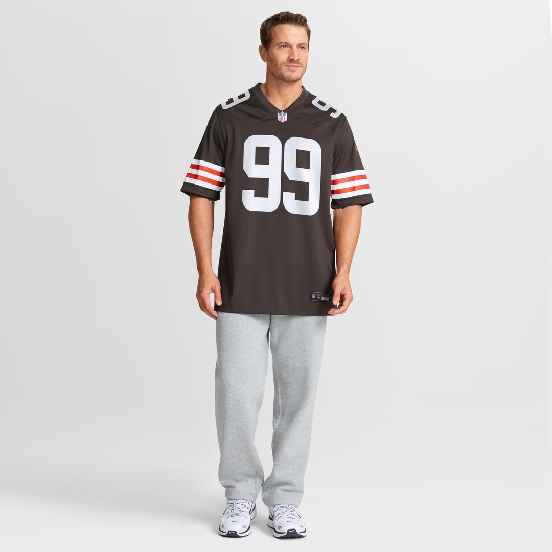 Logan Fano Cleveland Browns Team Game Jersey - Brown